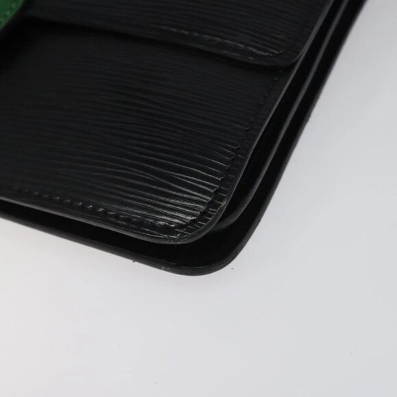 LOUIS VUITTON Epi Free Run Shoulder Bag Green Black M52414 LV Auth 115150 - Picture 4 of 16